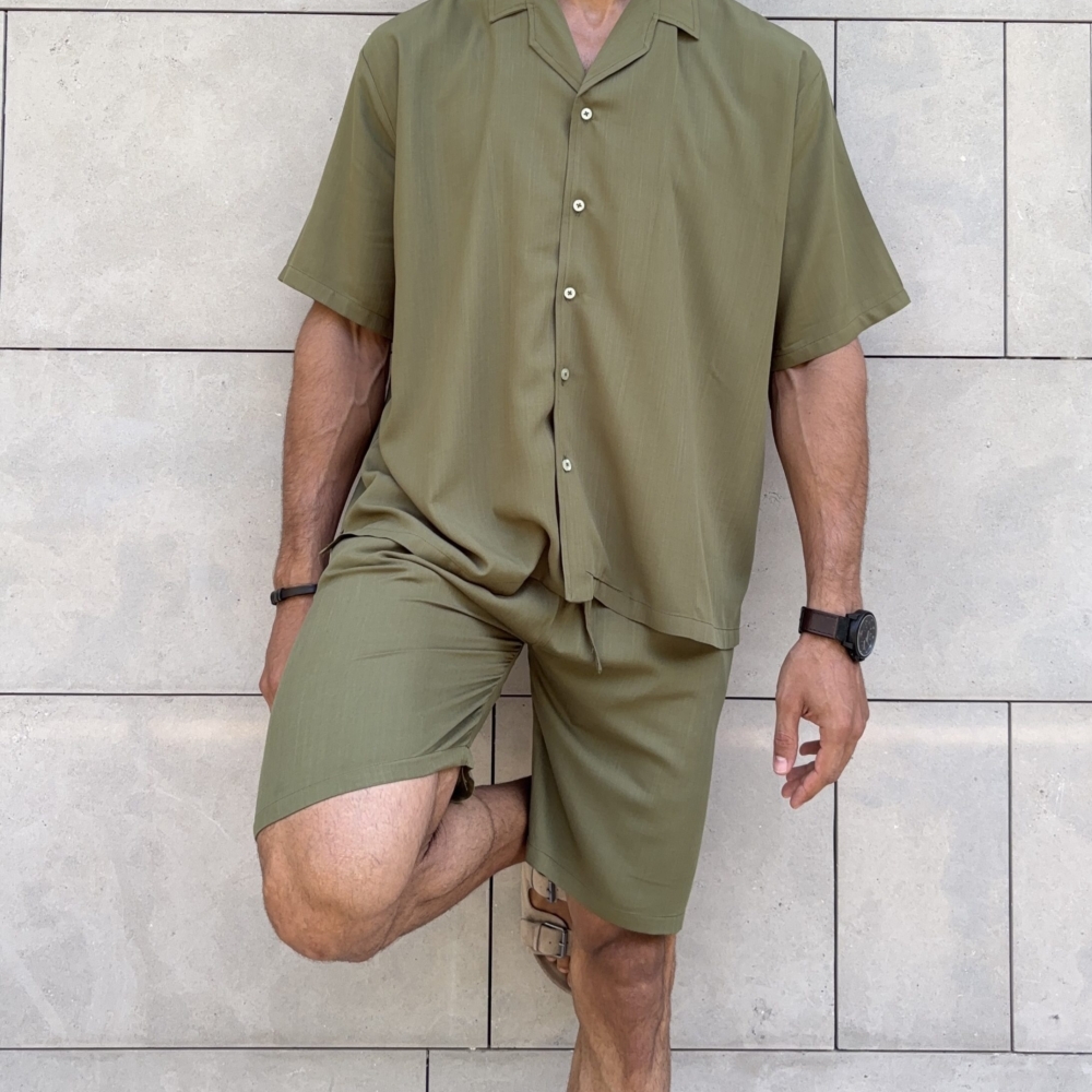 Ensemble Été Homme – Lin Vert